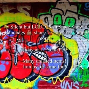 Silent 🤫 SHARE SHOW TODAY @12pm cst! LIKE THIS FLIER FOR UPDATES.